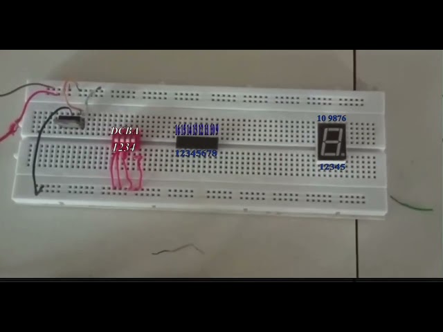 Building a Simple Computing Device Using 7448/. 7447 BCD to Decimal Decoder. and 7 Segment display 