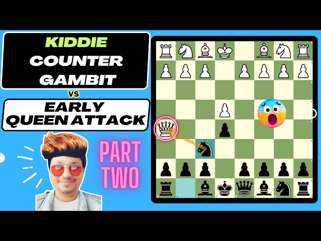 Kiddie Counter Gambit - 2 (Against Early Queen Attack) 👊💥