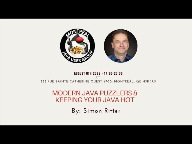Modern Java Puzzlers & Keeping Your Java Hot by Simon Ritter