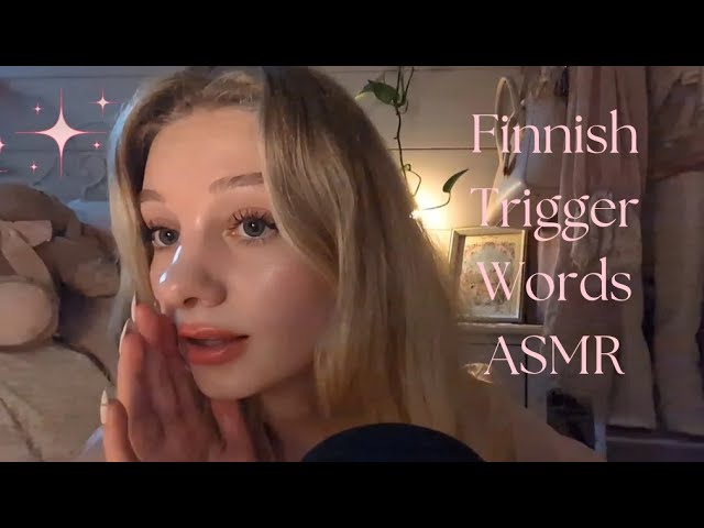 ASMR Tingly Finnish Trigger Words⋆.𐙚 ̊