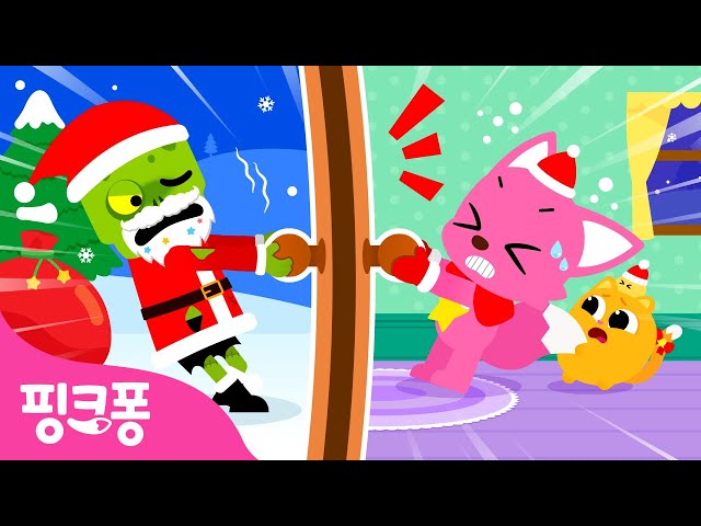 [NEW] 똑똑! 산타일까?🎅 | 핑크퐁 크리스마스 캐럴 | 할로윈 친구들이 찾아왔어요! | 캐롤 동요 | 핑크퐁! 인기동요