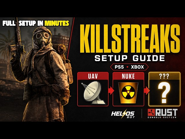 How to Setup Killstreaks For Your Server 🛢 Rust Console PS5/Xbox | Helios Bot