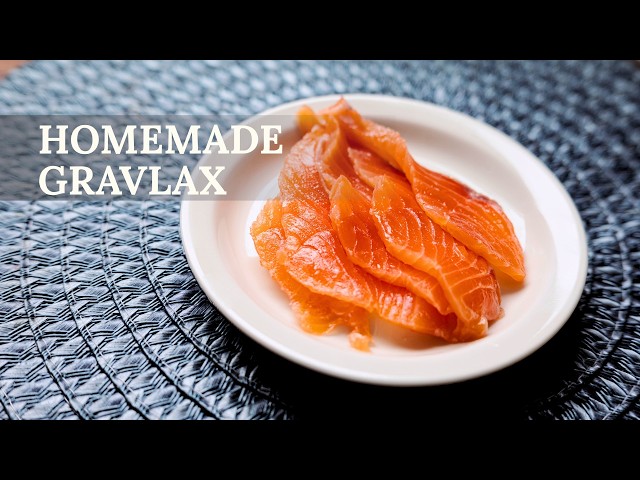 Easy Homemade Gravlax | Basic Nordic Cured Salmon