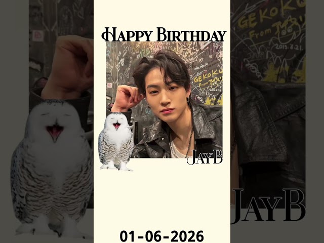 Happy Birthday #jayb from #got7 #kpop #goodkpopperson