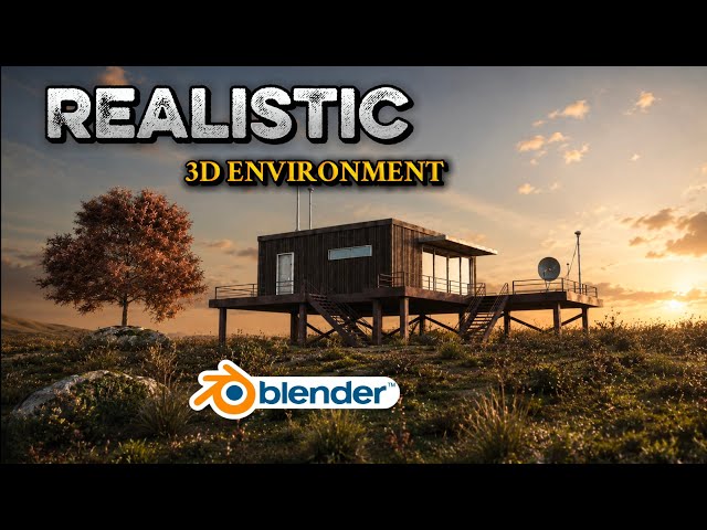 Blender Realistic Environment Tutorial | Cinematic Nature Scene 🔥