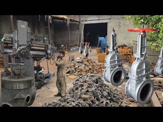 Amazing Manufacturing Process of Huge Industrial Gate Valves