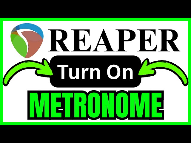 How To TURN ON METRONOME In REAPER (QUICK & EASY) 2026