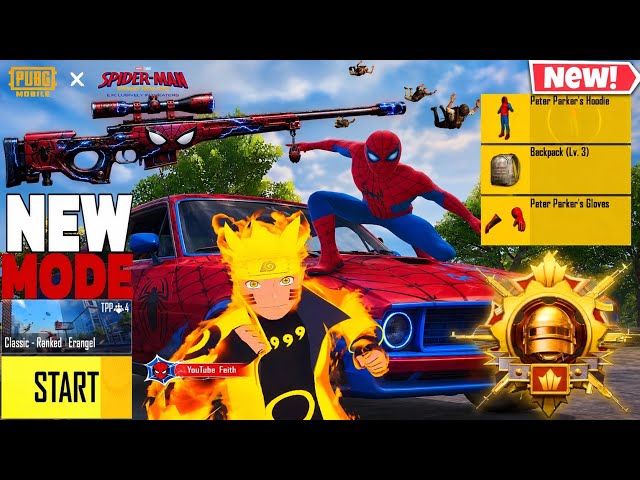 Wow!😍 NEW BEST MODE GAMEPLAY in SPIDER-MAN MODE 🔥 PUBG MOBILE