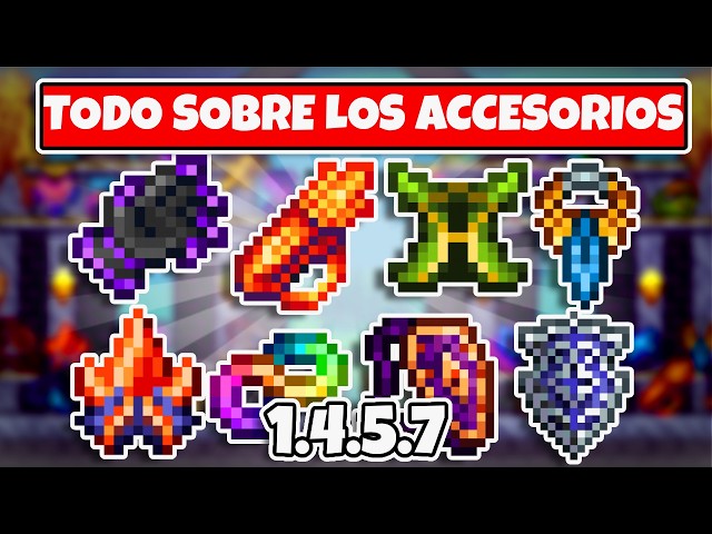 EVERYTHING ABOUT THE NEW TERRARIA 1.4.5.7 ACCESSORIES | Drako.