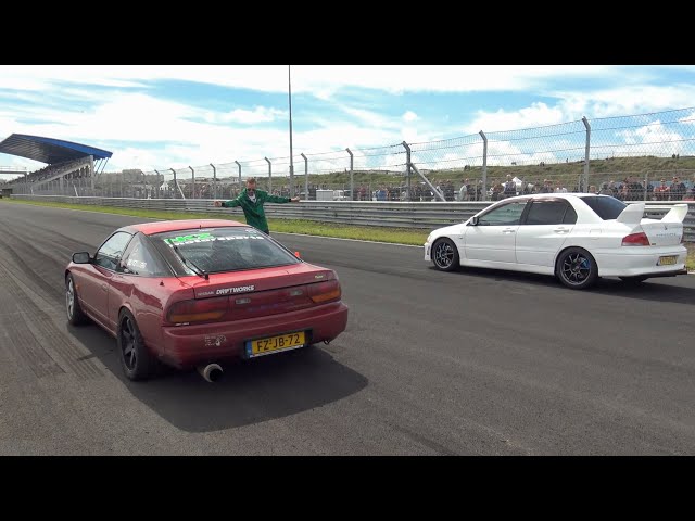 650HP RB25 Nissan 200SX vs. 450+ hp EVO, Supra MK5, 500hp WRX STI etc!