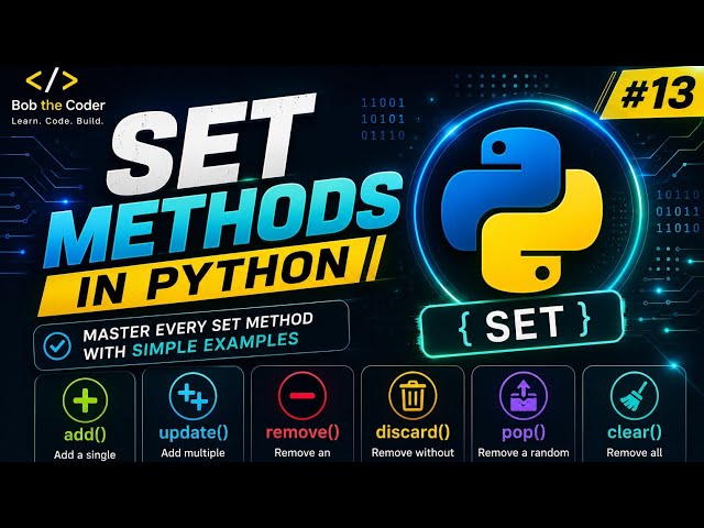 Set Methods in Python | Complete Beginner Guide | Hinglish