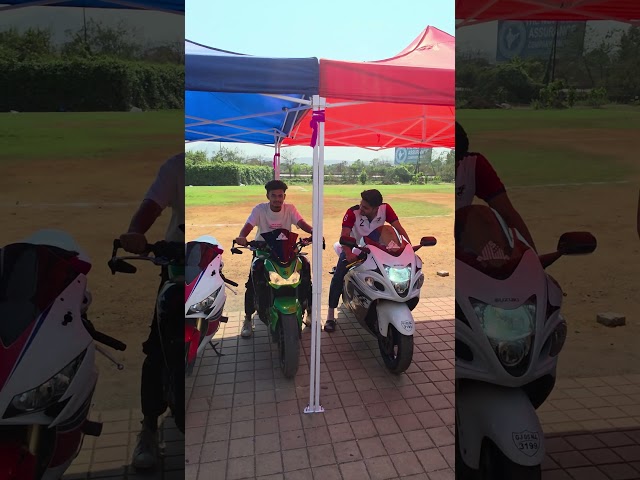 Kawasaki ninja Z900 and Hayabusa 1300 crazy vroom vroom with crazy Exhaust