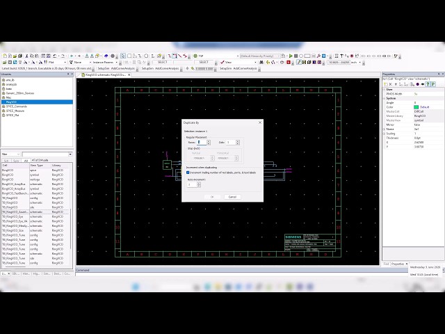 Create repeated schematic content faster with Duplicate By in S-Edit