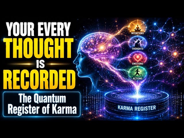 Every Thought You Ever Had Is Recorded || The Quantum Register of Karma