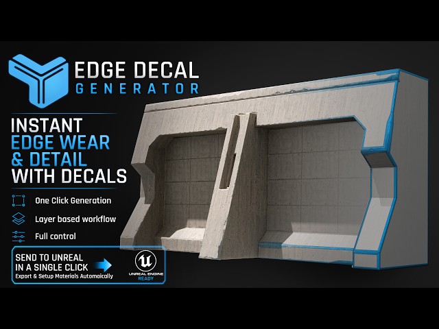 Blender Addon - Edge Decal Generator