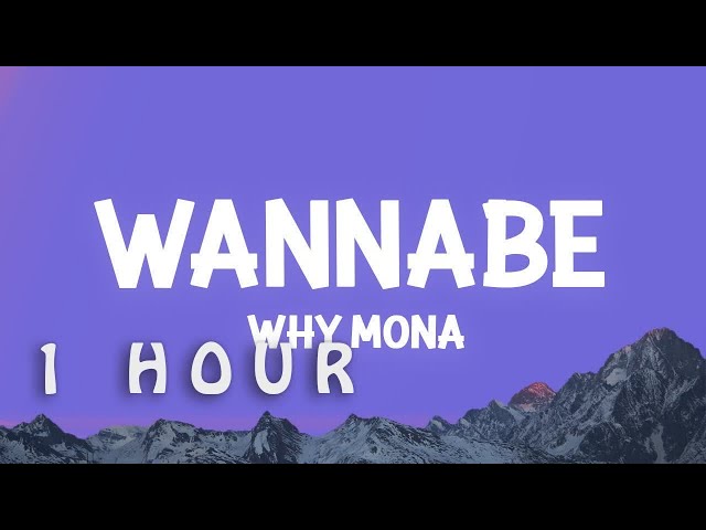 [1 HOUR 🕐 ] why mona - Wannabe (Lyrics)