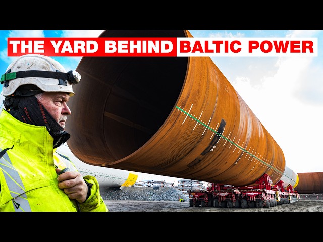 The sheer SIZE of offshore wind foundations