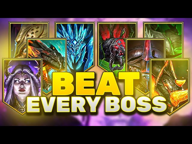 BEST CHAMPIONS to BEAT ALL 8 DOOM TOWER BOSS!