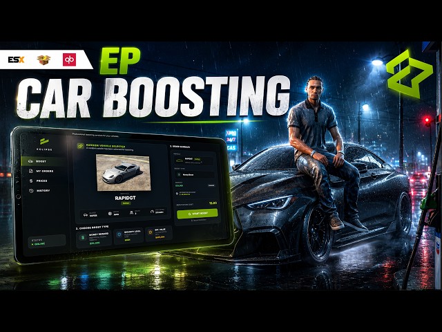 🔥 EP Car Boosting | Premium FiveM Boosting Script (ESX, QBCore & QBox)