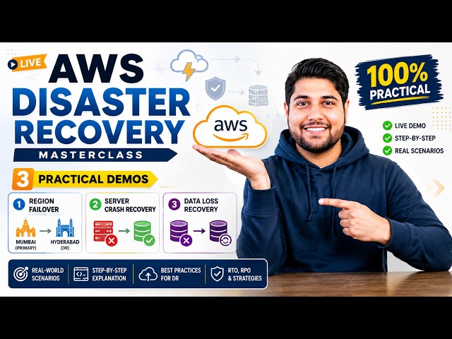 AWS Disaster Recovery Tutorial | 3 Real-World Hands-On Scenarios