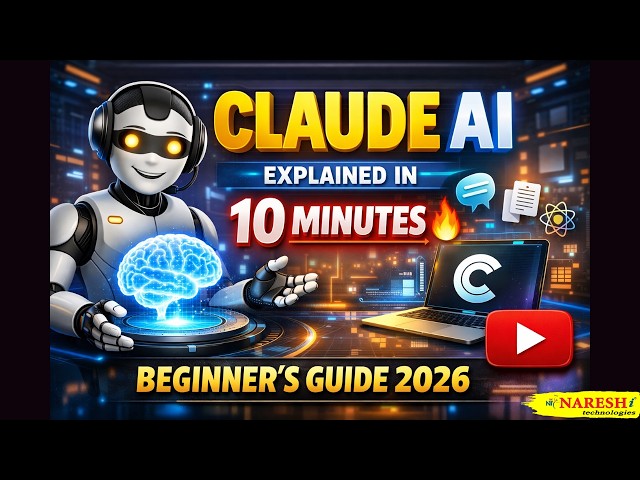 Claude AI Explained in 10 Minutes 🔥  Beginner’s Guide | AI  Jobs in Hyderabad, Vizag | AI Jobs 2026