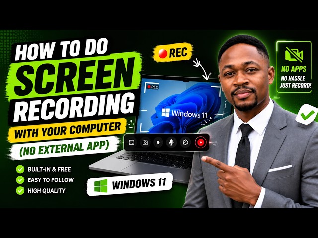 How to do Screen Recording with your Computer (No External App)