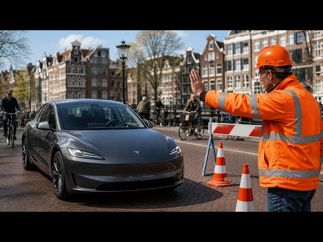 I Couldn't Believe What a Self-Driving Tesla Did in Amsterdam