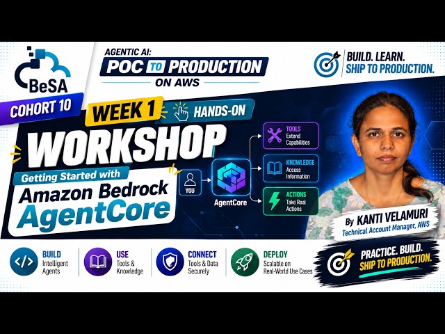 Amazon Bedrock AgentCore: Hands-On Lab 1 | BeSA Cohort 10