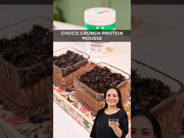 Choco Crunch Protein Mousse | Easy High-Protein Dessert for Kids