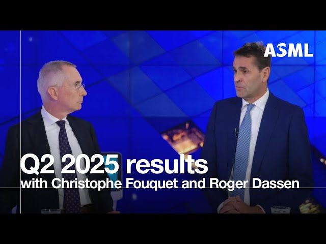 Q2 2025 financial results: interview with Christophe Fouquet and Roger Dassen | ASML