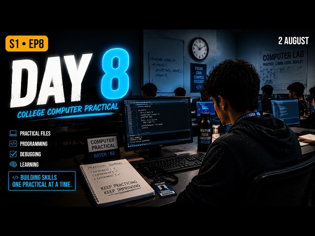Building My Dream Life — Day 8 | Surviving Computer Lab