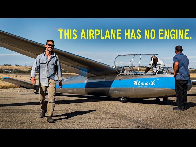 Aprendiendo a volar un planeador.