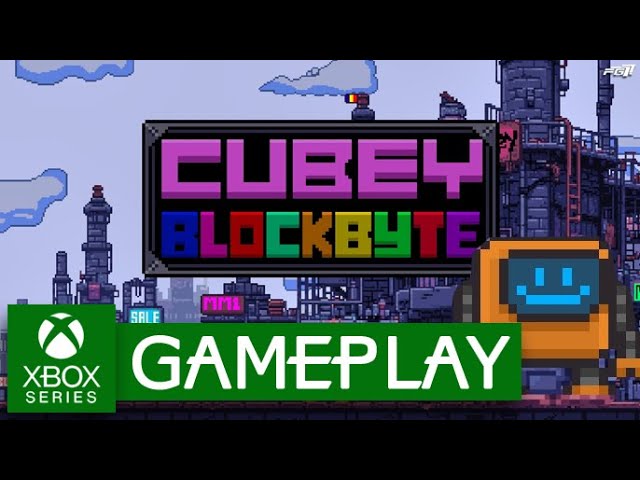 Cubey: Blockbyte Xbox Gameplay | PT-BR - Completo 100% - 1000G  | Jogo de Plataforma