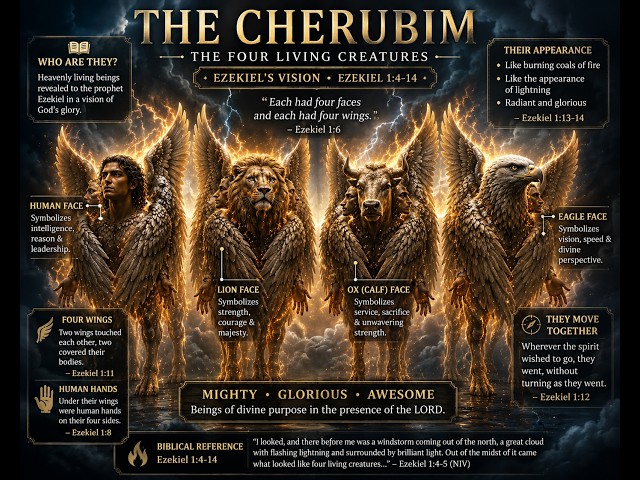 Ezekiel’s Vision: The Cherubim, Ophanim & Heavenly Throne Revealed | Bible Explained