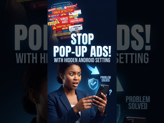 How to Block Pop-Up Ads on Android | Try This Hidden Settings!  #popupads #android #smartphone