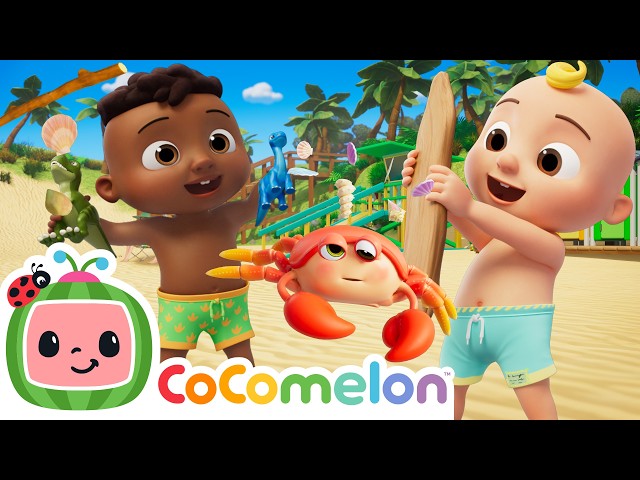JJ and Cody Build a Sandcastle Bridge! 🏖️🏰 | Nursery Rhymes & Kids Songs