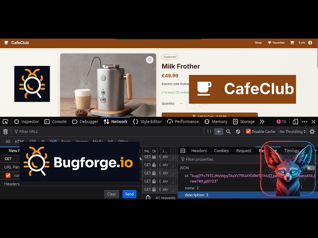 Cafe Club | Bugforge | SQL Injection | Daily Challenge