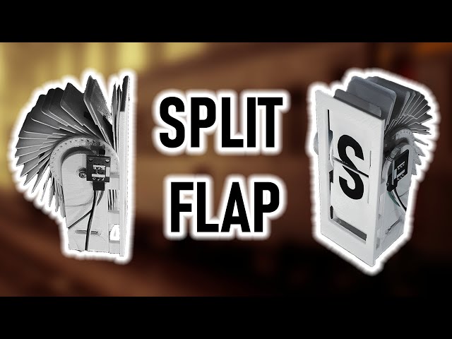 Split Flap Display | You Can Make One Too IZI