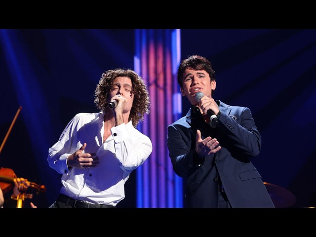 Martín Savi y Mikel Herzog Jr. imitan a Luis Fonsi y David Bisbal - Tu Cara Me Suena