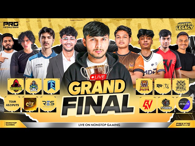 NONSTOP LEGACY CUP GRAND FINAL DECIDER DAY CHAMPION RUSH || NG, TE, S8UL, TGT, RNTX, RNX    #iqoo15r