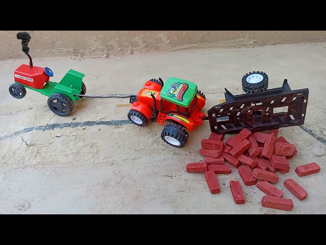 Diy mini tractor bricks loaded truly rescue mini science project | @Mini rustic