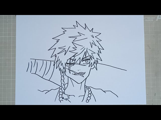 How to draw Chobei Asa from anime Jigokuraku