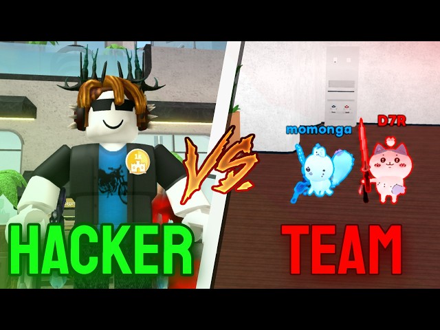 Usando HACKS contra TEAMERS en MM2 ROBLOX
