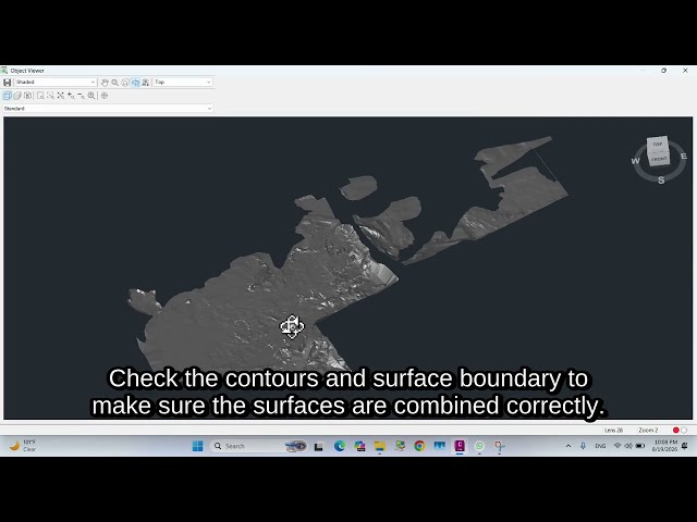 How to Combine Surfaces in Civil 3D  Step by Step Tutorial