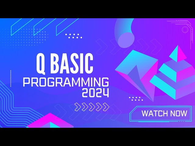QBasic : Learn QBasic Programming Language from scratch | Build your programming skills using QBasic