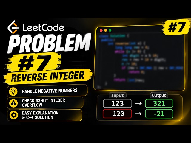 Leetcode problem #7 - C++