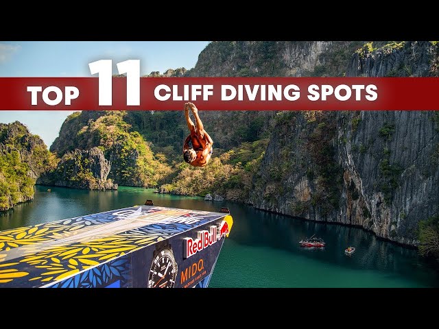 Top 11 Most Breathtaking Cliff Diving Spots In The World | Red Bull Cliff Diving