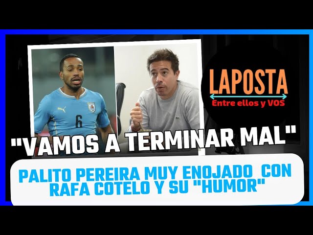 VERY ANGRY with his "humor"! Palito Pereira vs Rafa Cotelo "we're going to end up very badly"