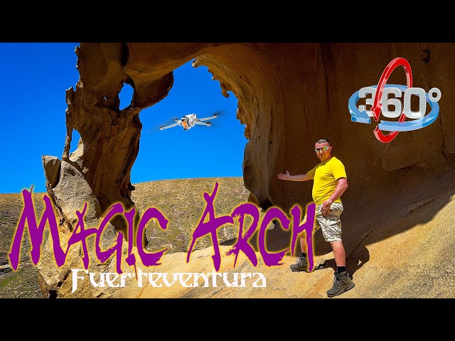 Magic Arch FUERTEVENTURA in 360° | Epic Hike in Barranco de las Peñitas