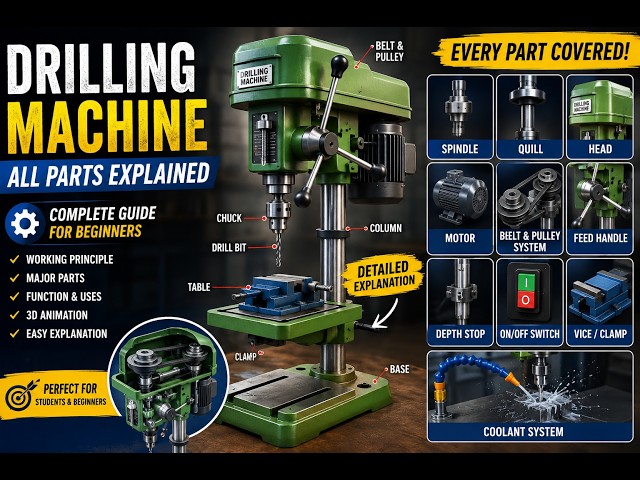 Mechanical Parts Explained | Mechanical Knowledge | Engineering Basics